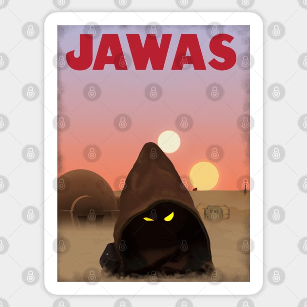 Jawas Sticker by DistractedGeek